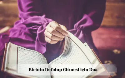 birinin defolup gitmesi için dua