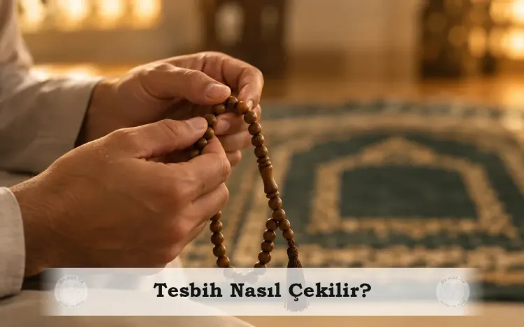 tesbih nasıl çekilir?